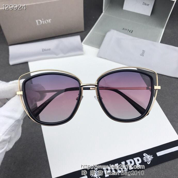 DIOR-迪奧 2019新款 D家新款偏光墨鏡 高清寶麗來偏光鏡片 女款太陽鏡 802  lly1686